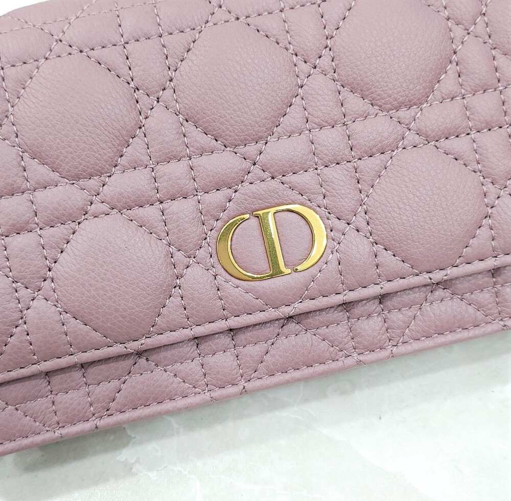 [럭스유] (새상품) 디올 카로 체인 파우치 크로스백 피오니 핑크 S5134UWHC