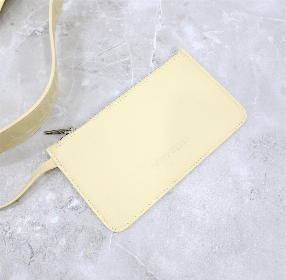 [럭스유] 발렌시아가 툴 20 옐로우 레더 토트 크로스백 659920