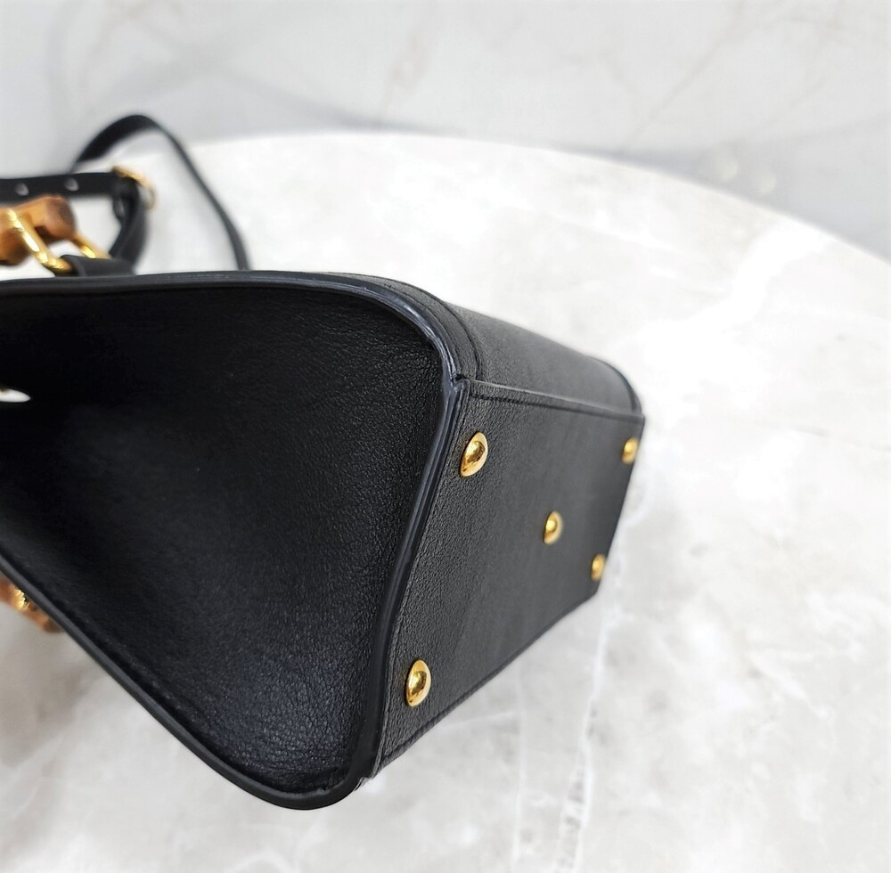 [럭스유] 구찌 다이애나 뱀부 미니 토트 숄더백 655661