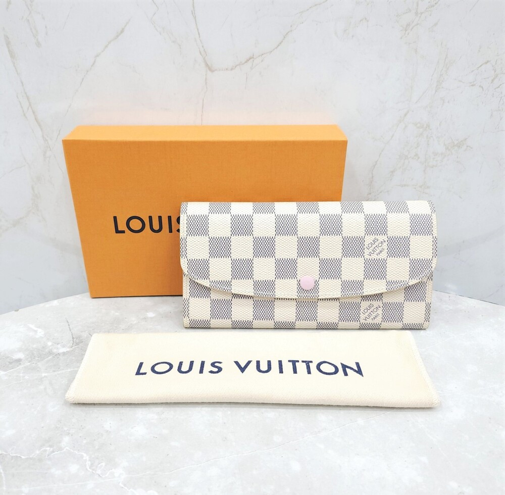 [럭스유] 루이비통 에밀리 월릿 다미에 아주르 장지갑 N41625