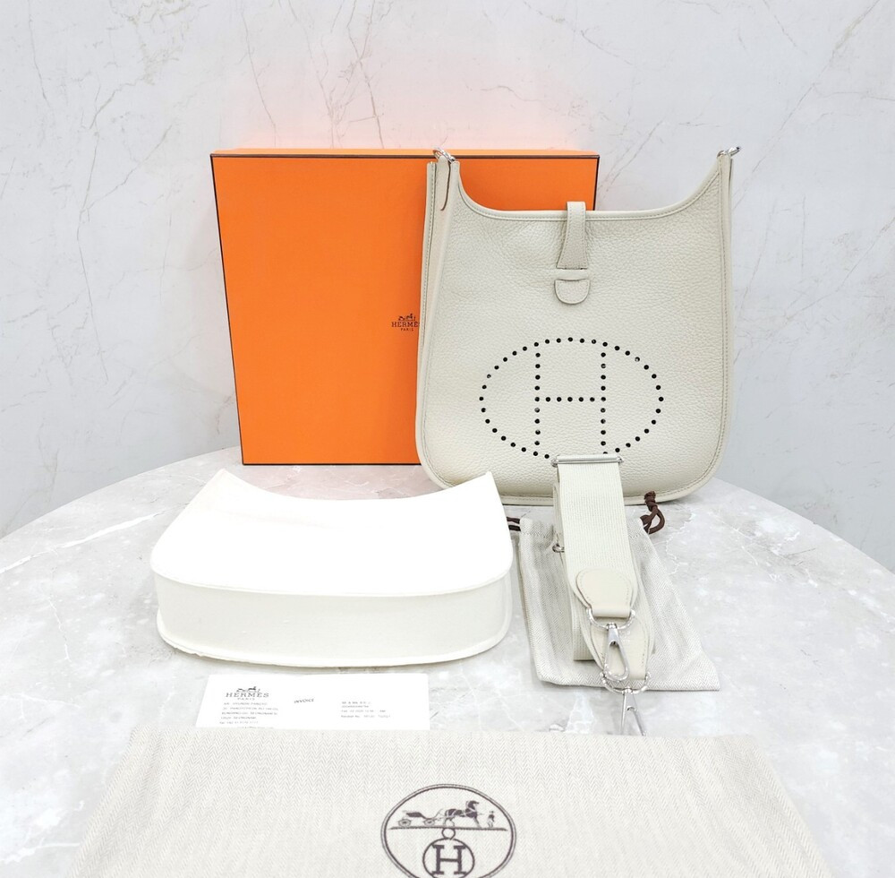 [럭스유] (새상품) 에르메스 에블린 29 베통 은장 크로스백 B각인