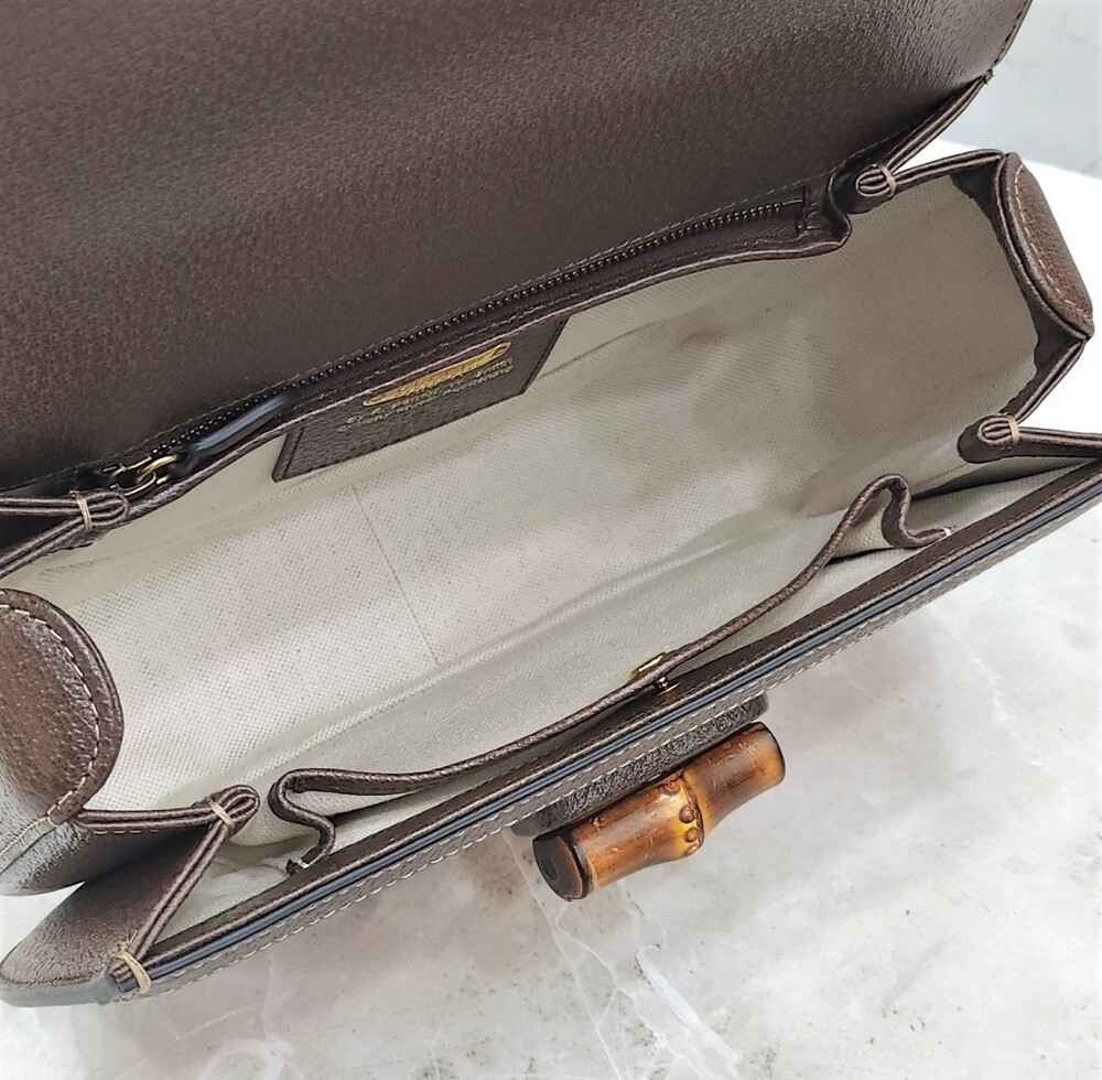 [럭스유] (새상품) 구찌 100 뱀부 1947 미디엄 백 681173