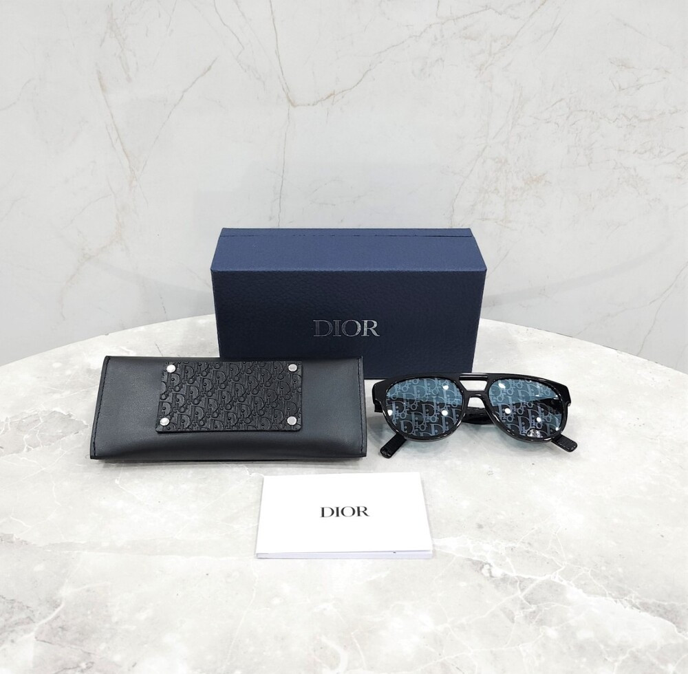 [럭스유] (새상품) 디올 블루 오블리크 미러 선글라스