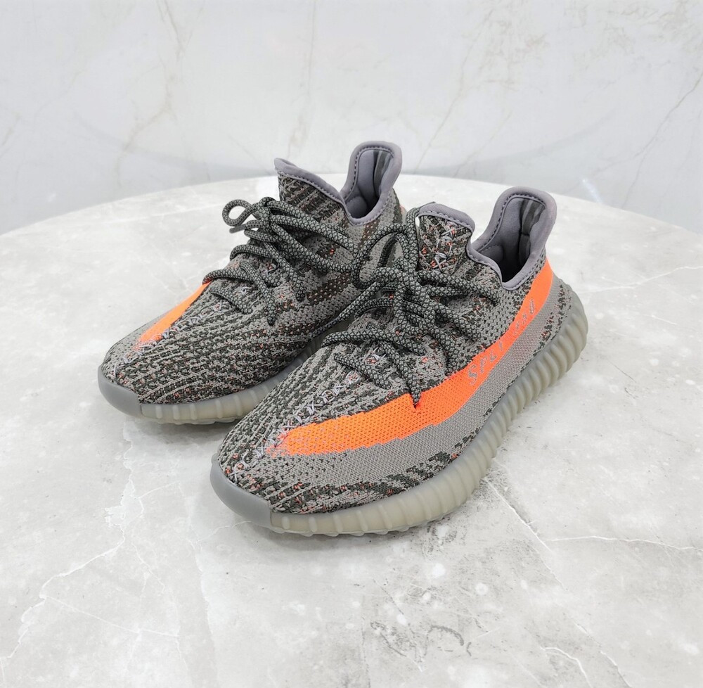 [럭스유] (새상품) 245 / 아디다스 이지부스트 350 V2 솔라레드 스니커즈