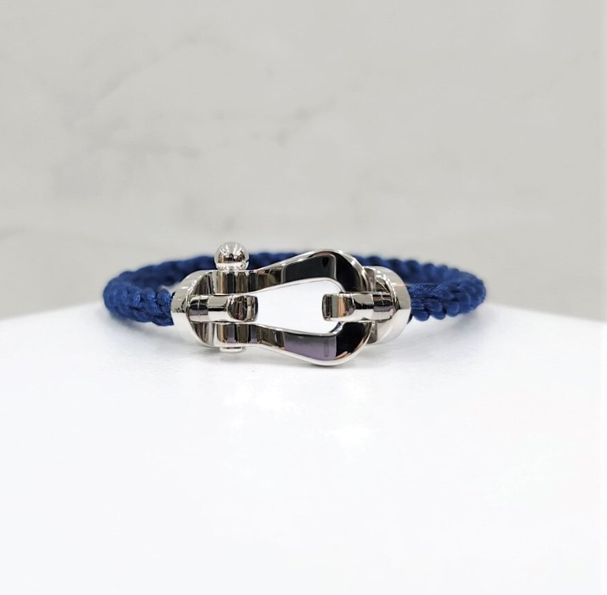 [럭스유] 프레드 포스텐 18K 화이트골드 팔찌 라지 15호