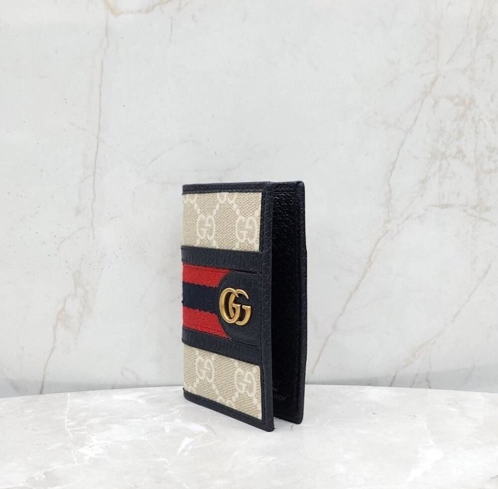 [럭스유] (새상품) 구찌 GG 오피디아 플랩 카드 지갑 706853