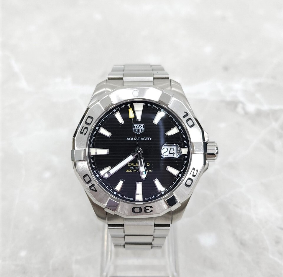 [럭스유] 태그호이어 아쿠아 레이서 300 검판 메탈 시계