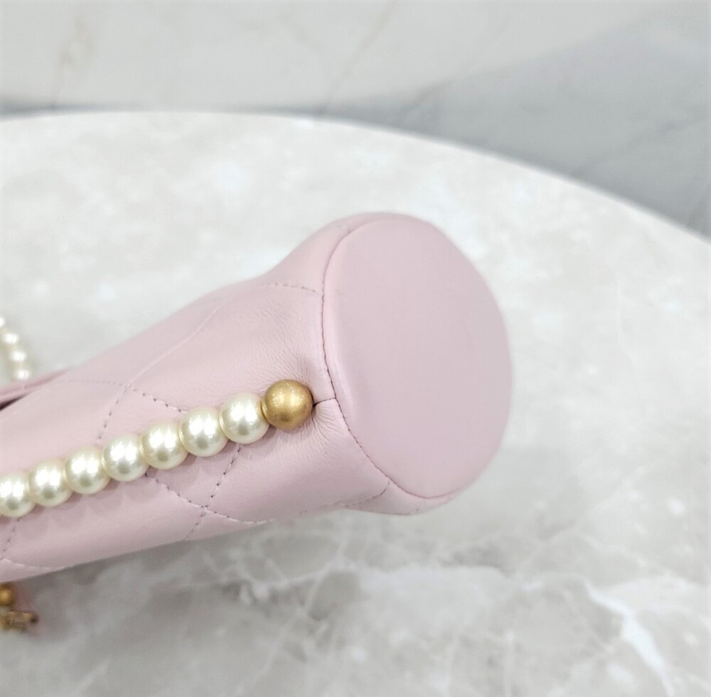 [럭스유] 샤넬 CC로고 펄 사이드 진주 크로스백 AS2503