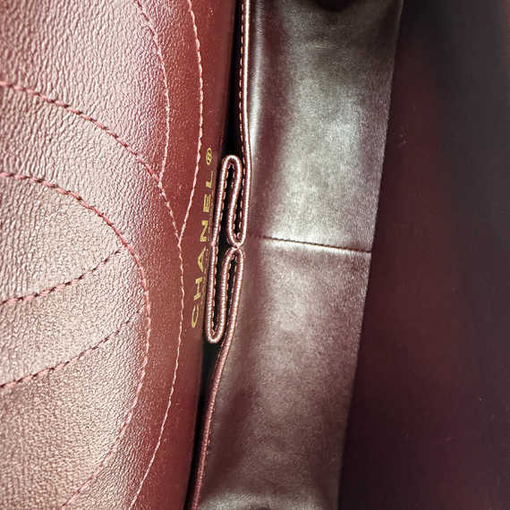 샤넬 2.55 빈티지 카프스킨 금장 라지 플랩 숄더백 19번대 A37587