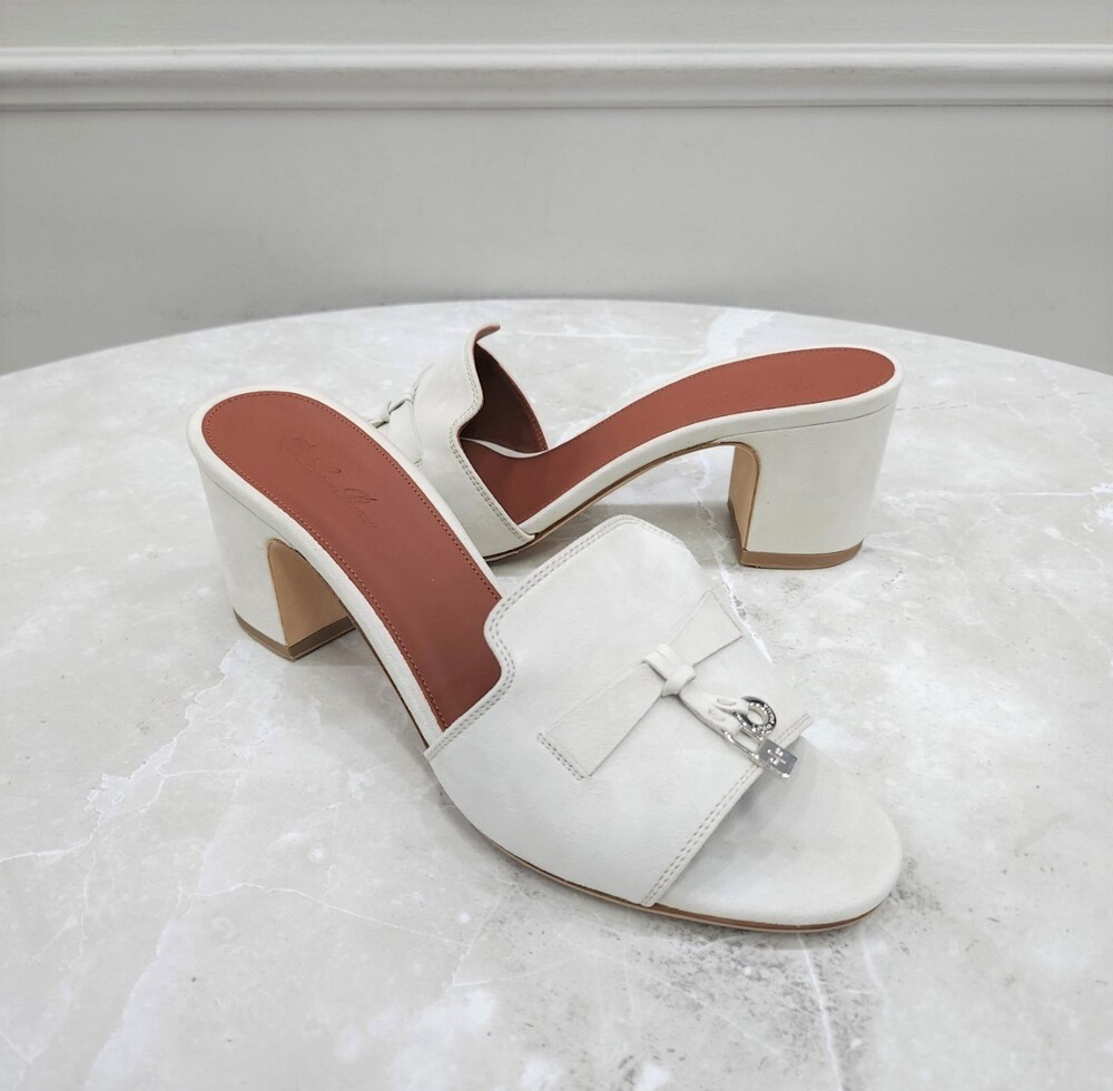 [럭스유] 38.5 / 로로피아나 썸머 참스 샌들 슬리퍼