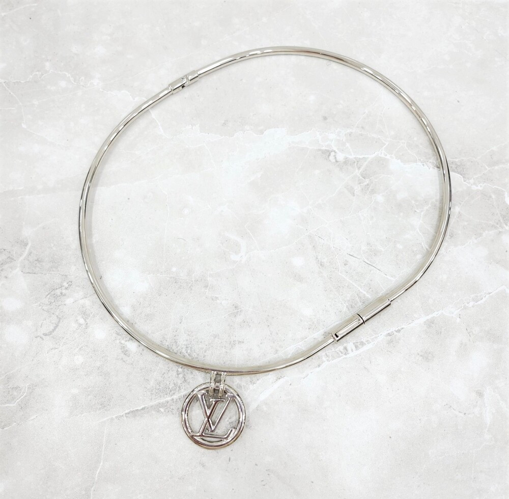 [럭스유] (새상품) M / 루이비통 한정판 실버 서클 참 링 벨트