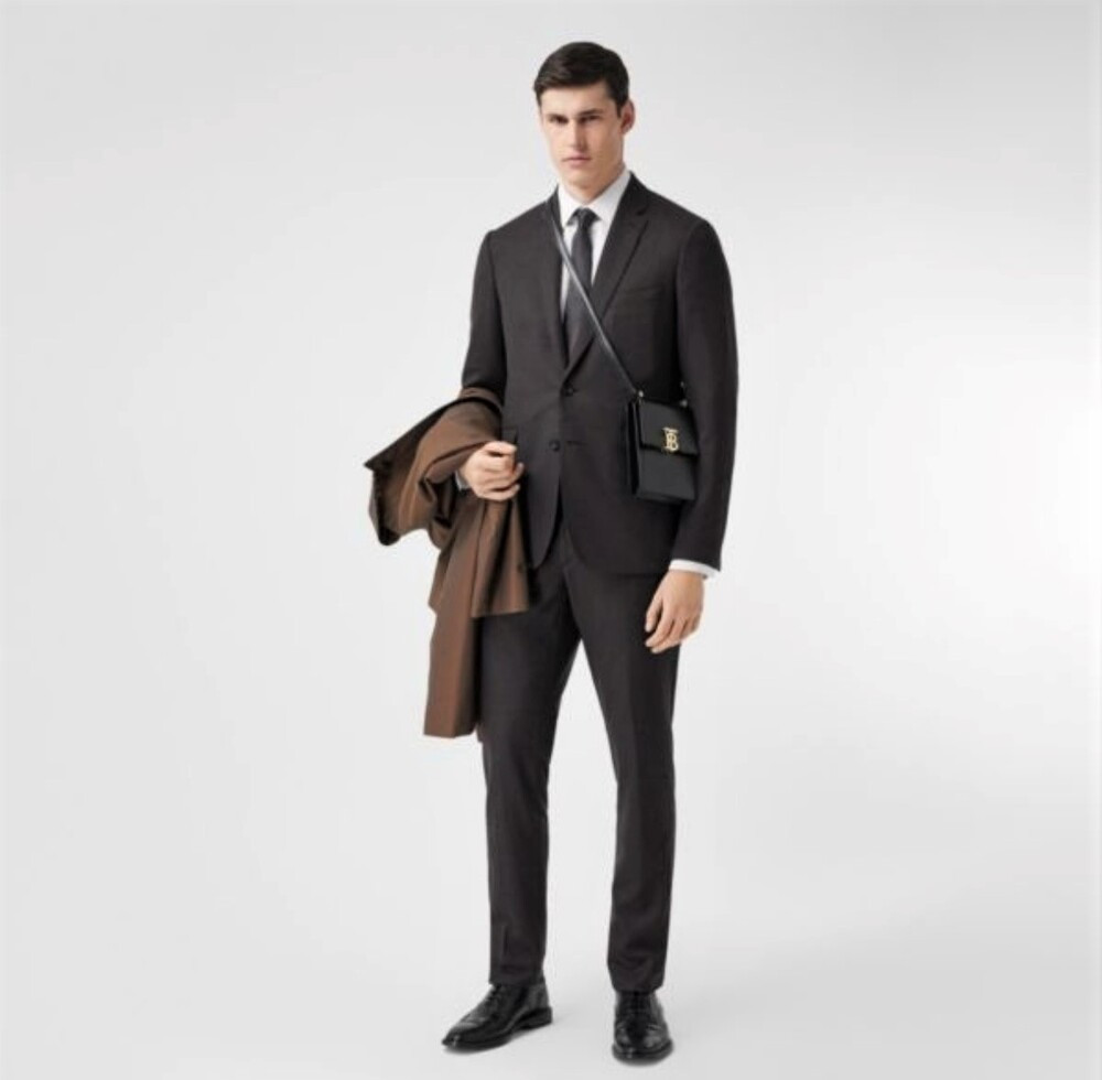 [럭스유] 버버리 블랙 스무스 금장 로빈 미니 숄더백 80330421