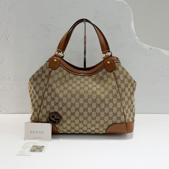 구찌 자가드 토트백 296896