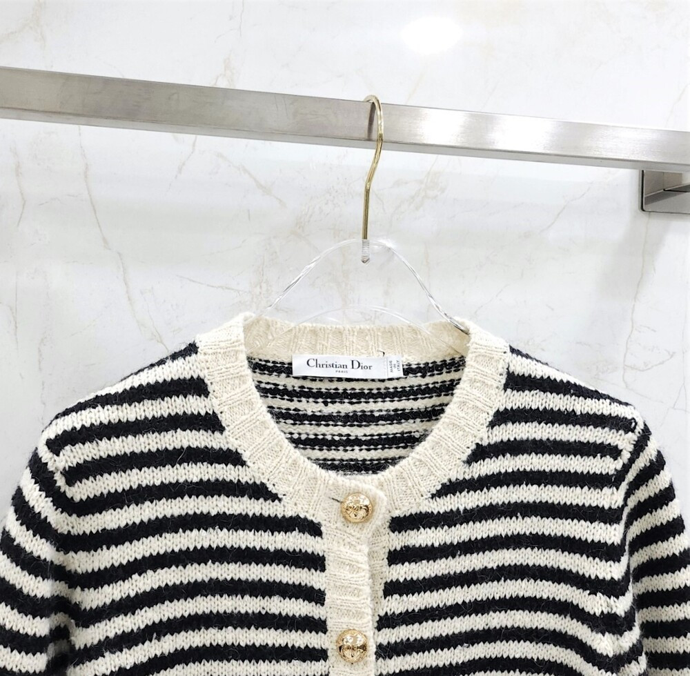[럭스유] 40 / 디올 마리니에르 스트라이프 가디건 354G02AM154