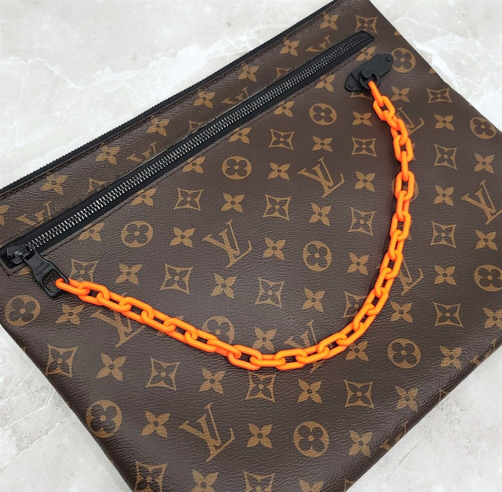 [럭스유] 루이비통 한정판 버질아블로 모노그램 체인 클러치백