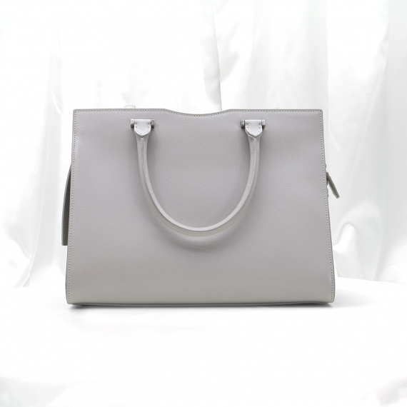 Saint Laurent(생로랑) 557653 그레이 그랑 드 뿌드르 엠보스드 업타운 미디움 토트 2WAY