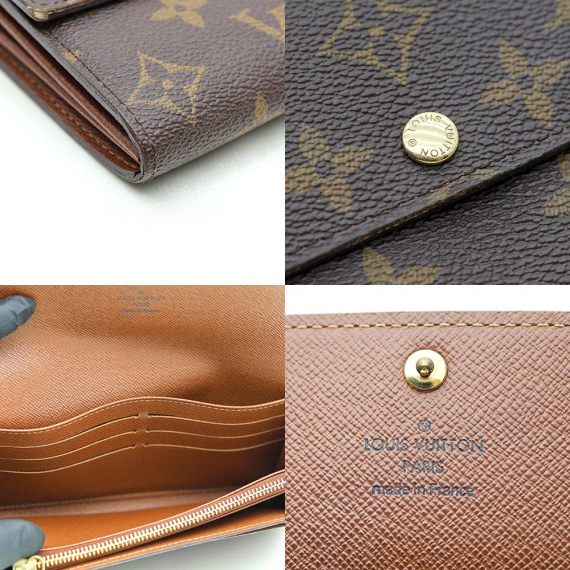 Louis Vuitton(루이비통) M61734 모노그램 캔버스 사라 월릿 장지갑