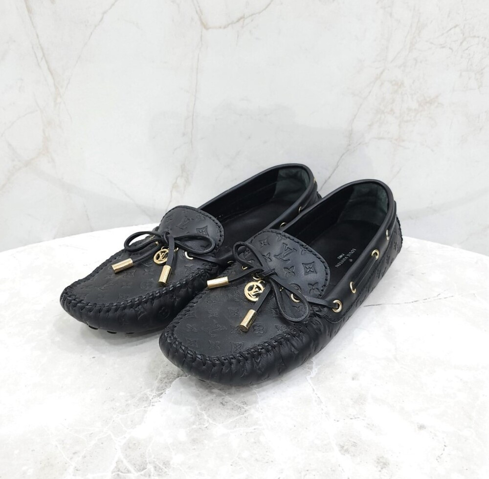 [럭스유] 37.5 / 루이비통 글로리아 모노그램 플랫 로퍼 1A657V