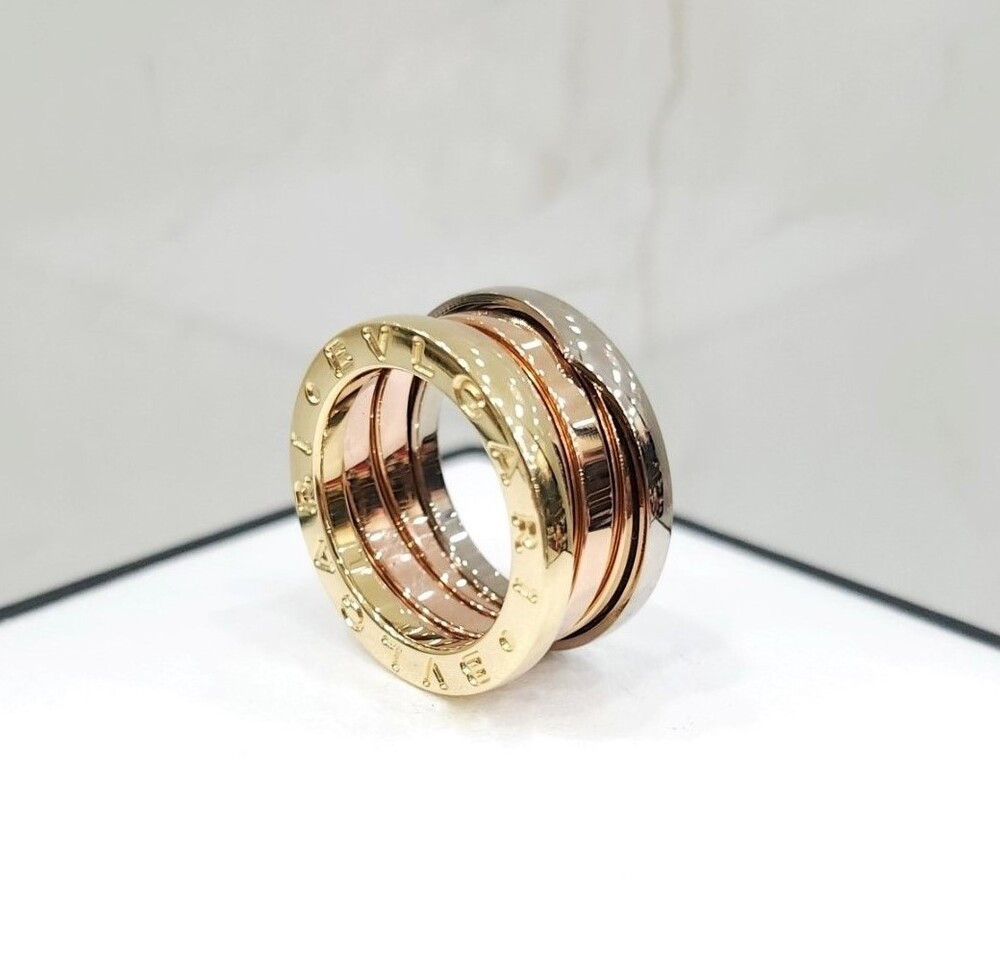 [럭스유] 불가리 비제로원 3밴드 링 46호