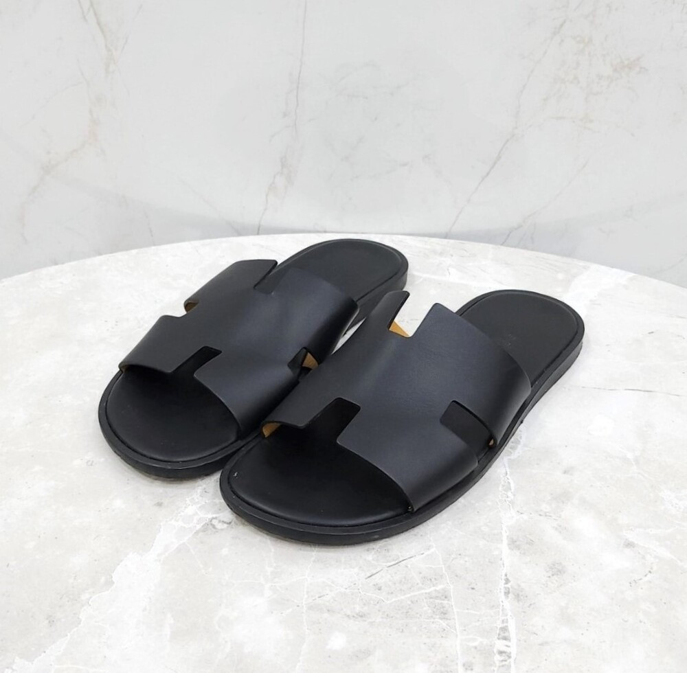 [럭스유] 40 / 에르메스 블랙 이즈미르 샌들 슬리퍼