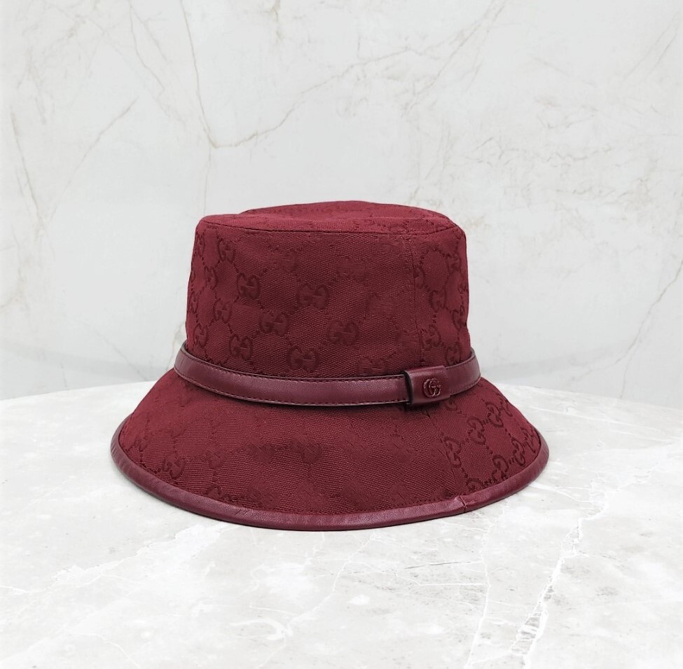 [럭스유] (새상품) 구찌 GG 모노그램 코튼 버킷햇 L 833280