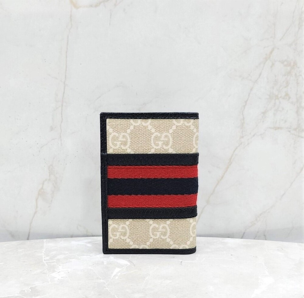 [럭스유] (새상품) 구찌 GG 오피디아 플랩 카드 지갑 706853