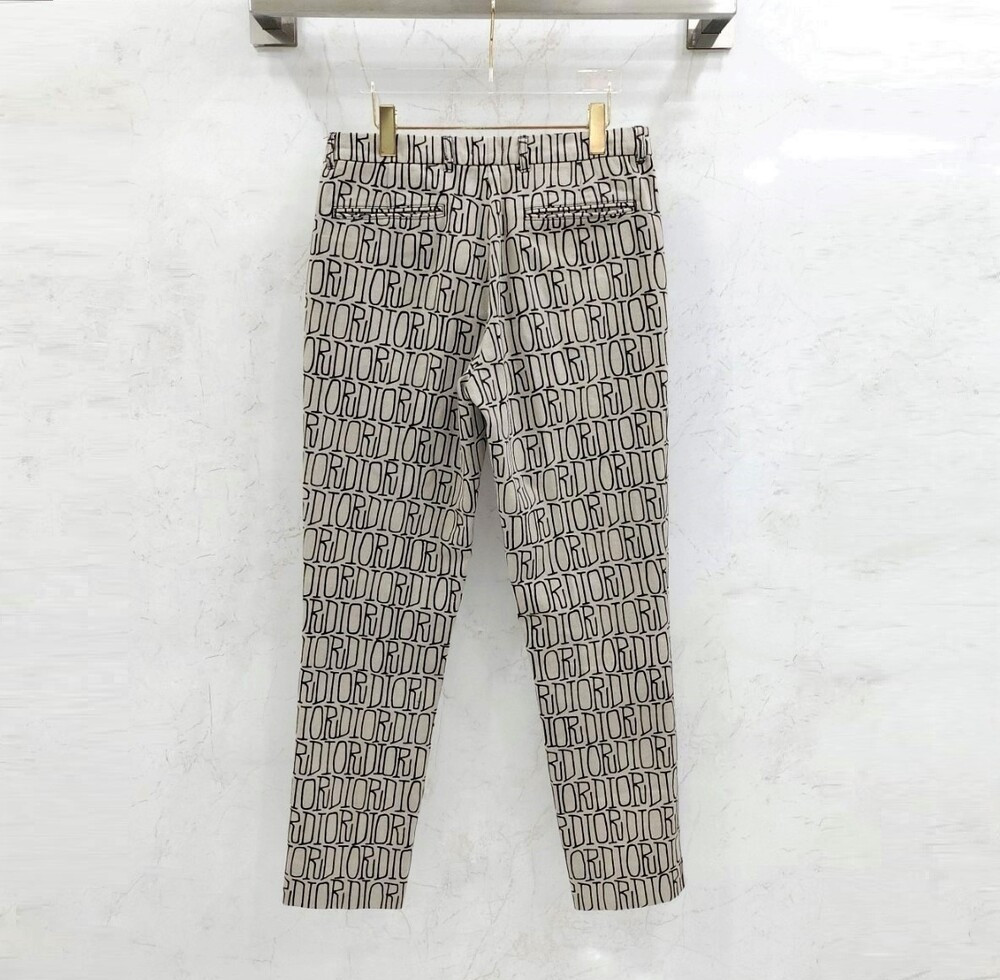 [럭스유] 48 / 디올 X 숀 스투시 멀티로고 팬츠 033D151AY985