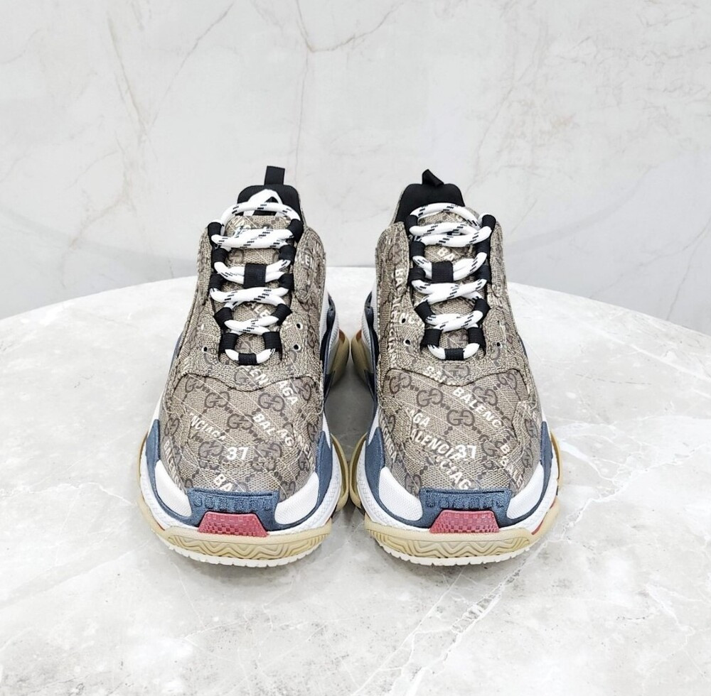 [럭스유] (새상품) 37 / 발렌시아가 X 구찌 해커프로젝트 트리플S 스니커즈