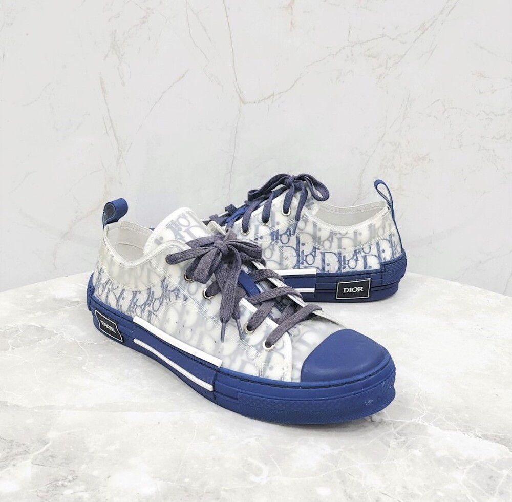 [럭스유] 45 / 디올 네이비 오블리크 B23 스니커즈
