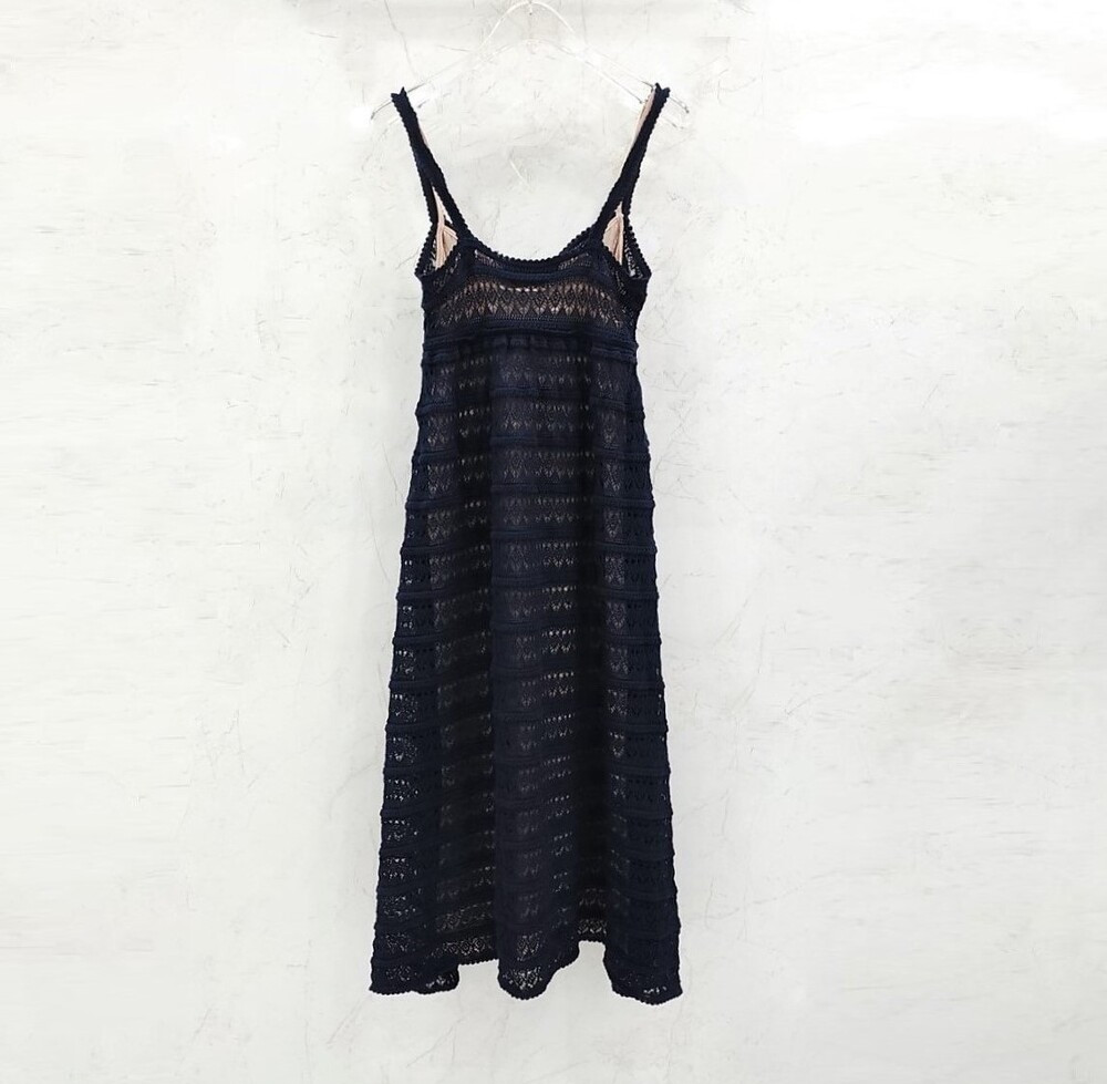 [럭스유] (새상품) XS / 구찌 크로셰 레이스 드레스 원피스 749312