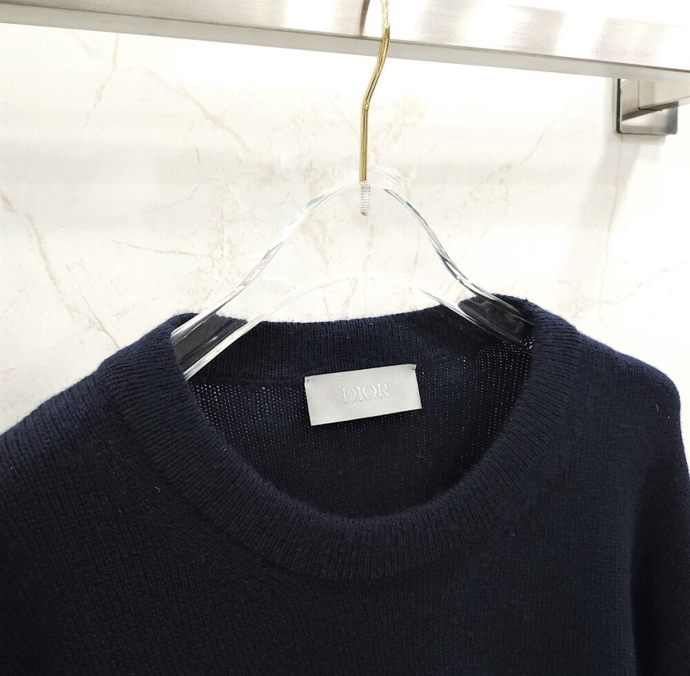 [럭스유] XL / 디올 꾸뛰르 캐시미어 스웨터 니트 243M645AT474