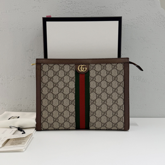 구찌 오피디아 GG 웹스트라이프 클러치백 625549