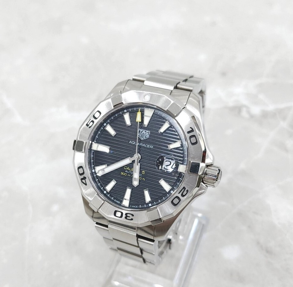 [럭스유] 태그호이어 아쿠아 레이서 300 검판 메탈 시계