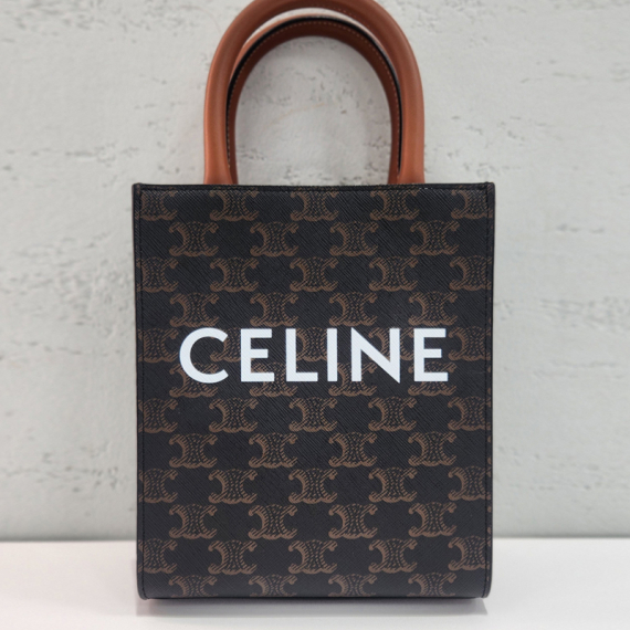 셀린느 트리옹프 카바스 버티컬 미니 토트 숄더백 194372BZK