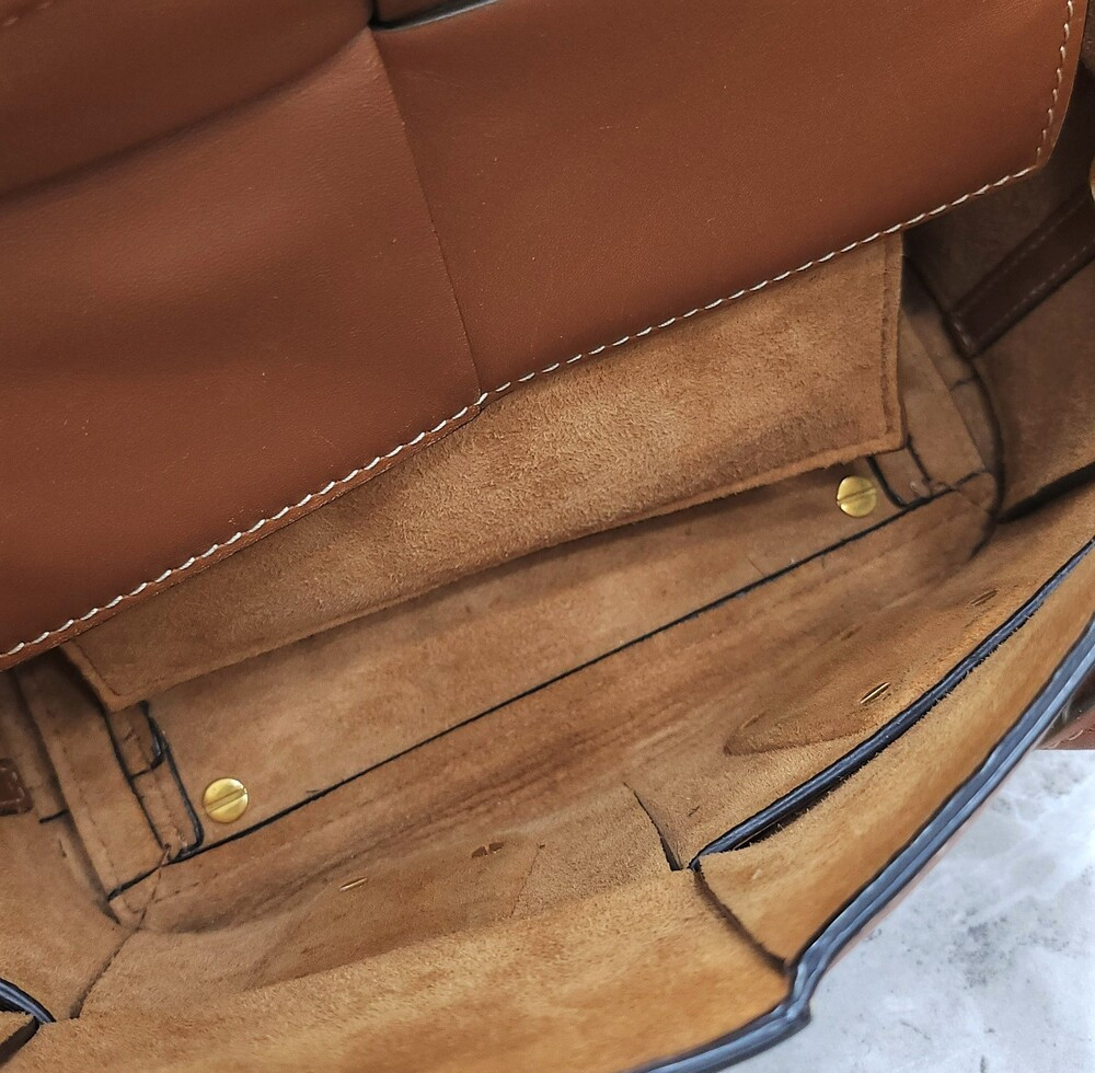 [럭스유] 보테가베네타 미니 아르코 레더 토트백 575943