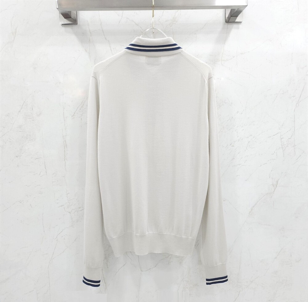 [럭스유] M / 에르메스 캐시미어 하프집업 니트