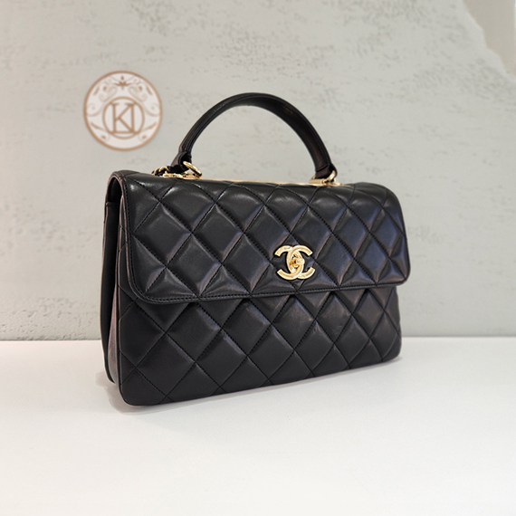 샤넬 트랜드CC 램스킨 미듐 숄더백 23번대 A69923