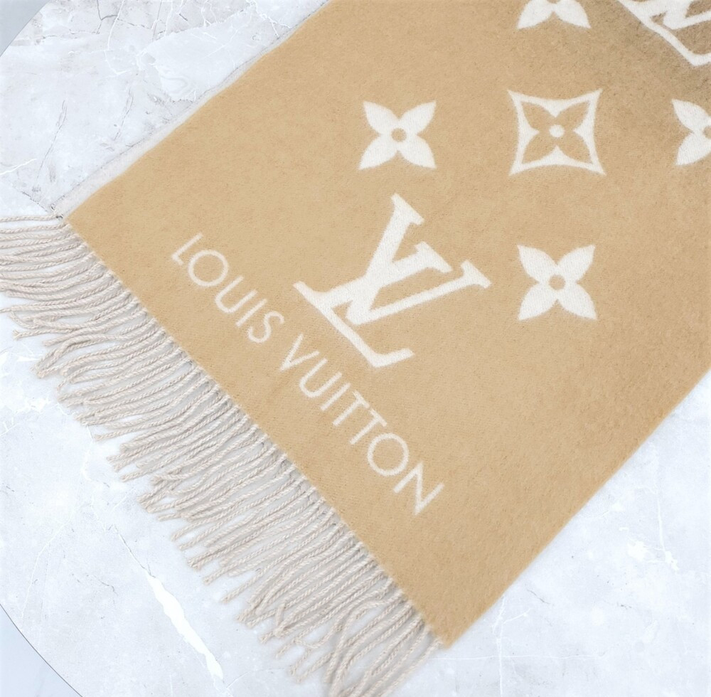 [럭스유] 루이비통 레이캬비크 모노그램 캐시미어 머플러 A73675