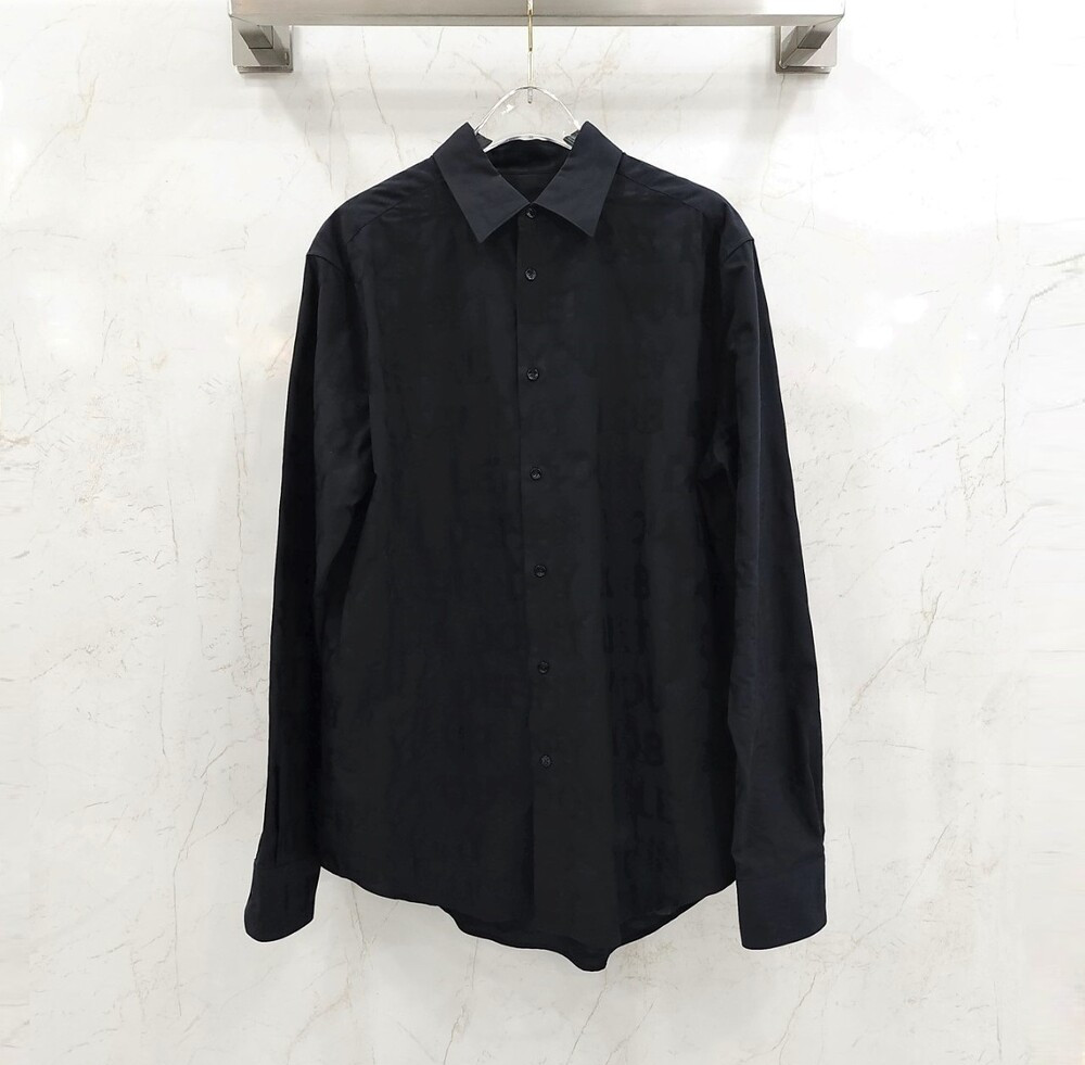 [럭스유] L / 루이비통 토널 레터스 셔츠 1A8XC5