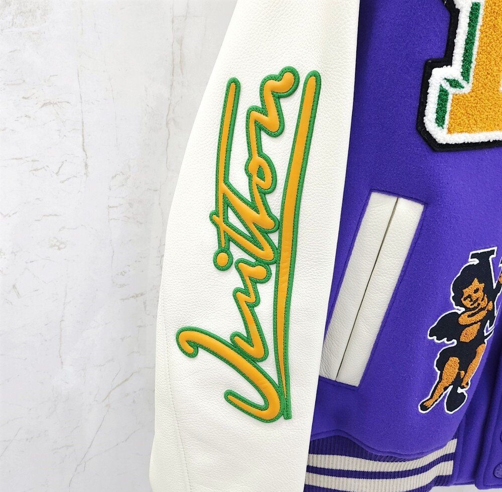 [럭스유] 52 / 루이비통 멀티 크레스트 레더 바시티 자켓