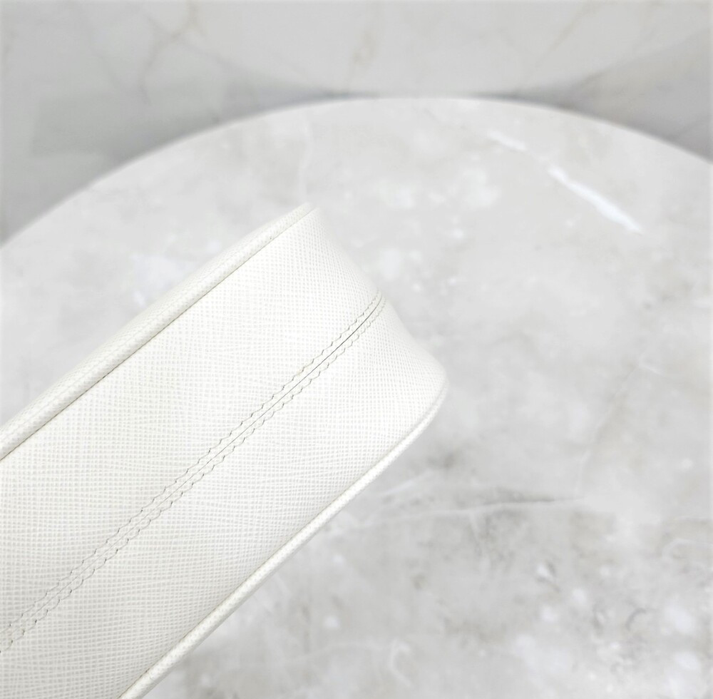 [럭스유] 프라다 삼각로고 사피아노 레더 미니 호보백 1BC204