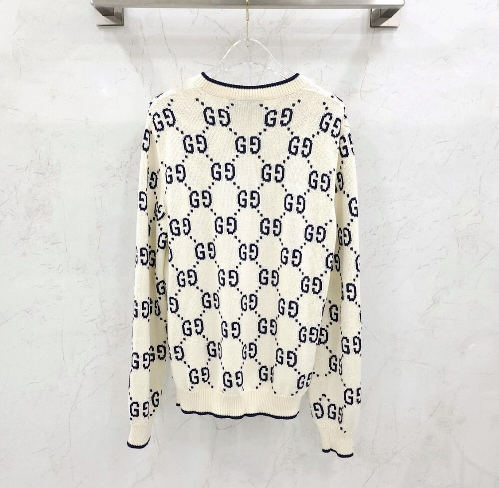 [럭스유] (새상품) M / 구찌 GG 로고 울 스웨터 니트 694767