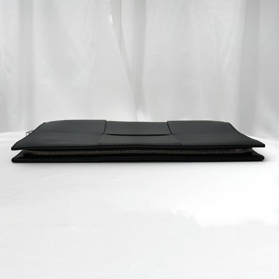 Bottega Veneta(보테가베네타) 680169 블랙 인트레치아토 위빙 아르코 도큐먼트 케이스 클러치