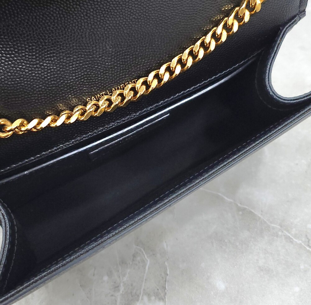 [럭스유] 생로랑 그랑 드 뿌드르 케이트 체인 숄더백 금장 스몰 469390