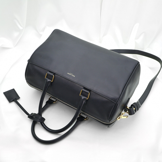 Saint Laurent(생로랑) 322049 블랙 레더 보스턴 더플 2WAY