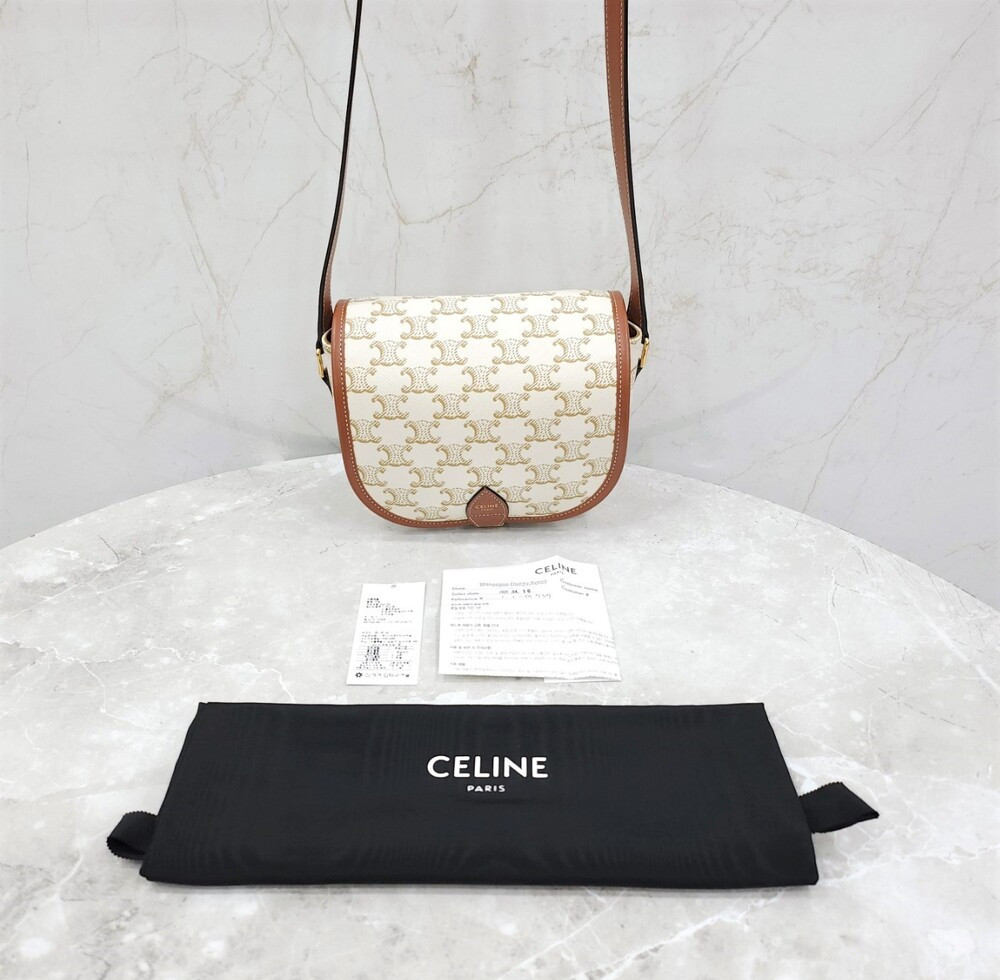 [럭스유] 셀린느 트리옹프 캔버스 미디엄 폴코백 191502BZJ.01BC