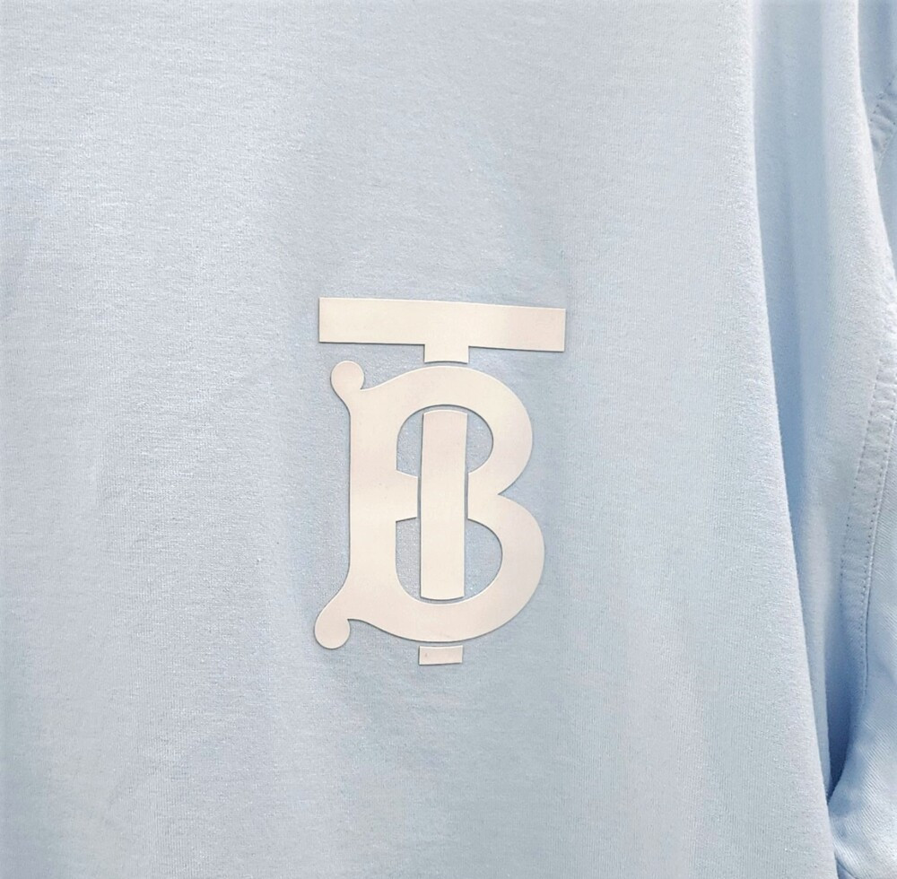 [럭스유] M / 버버리 TB 로고 프린팅 반팔 티셔츠