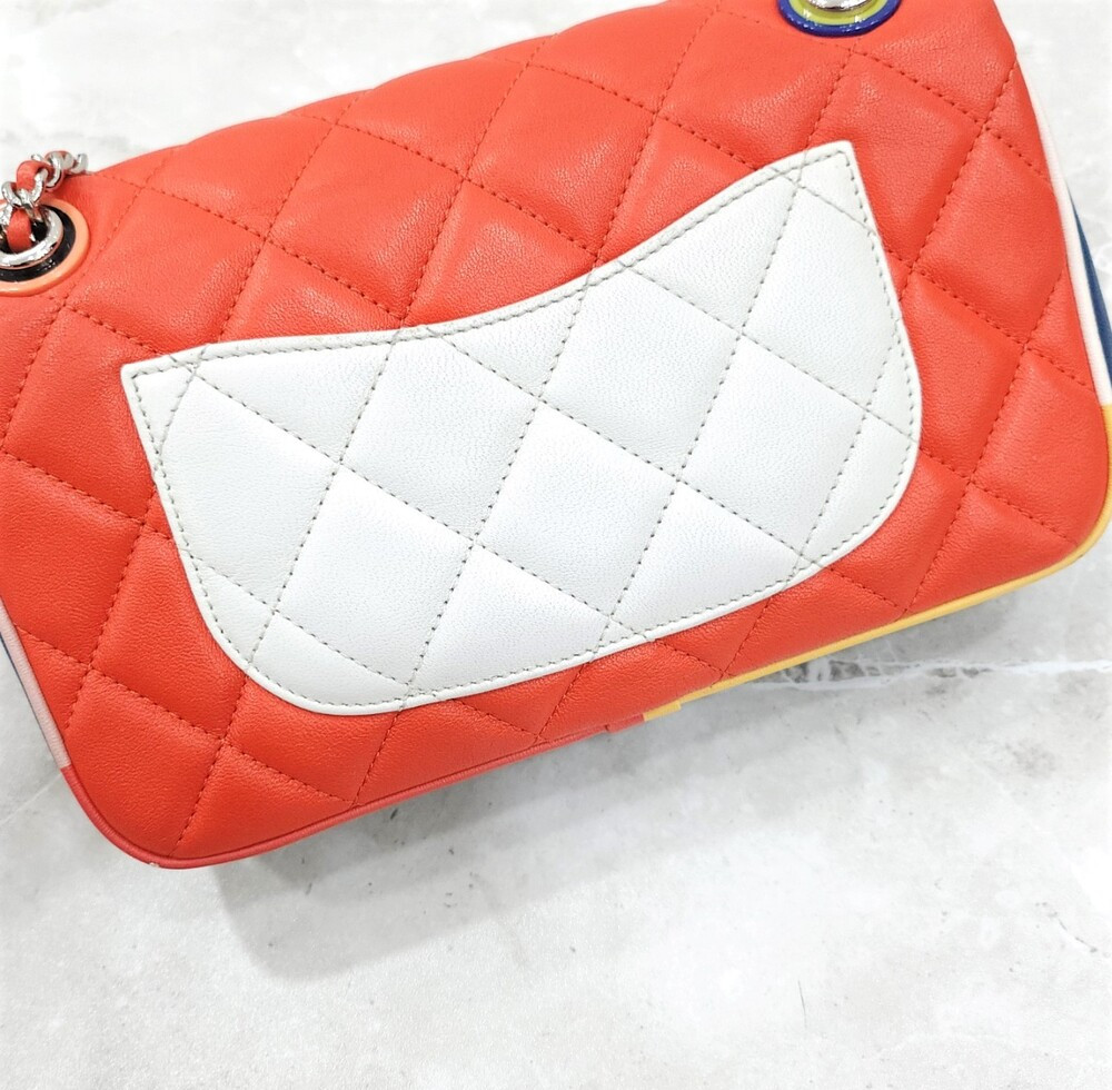 [럭스유] 샤넬 램스킨 멀티 체인 숄더백 23번대