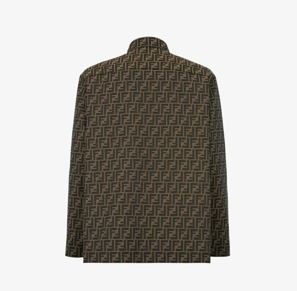 [럭스유] 52 / 펜디 FF 로고 패브릭 오버 셔츠 자켓 FW1141A6WJF1440