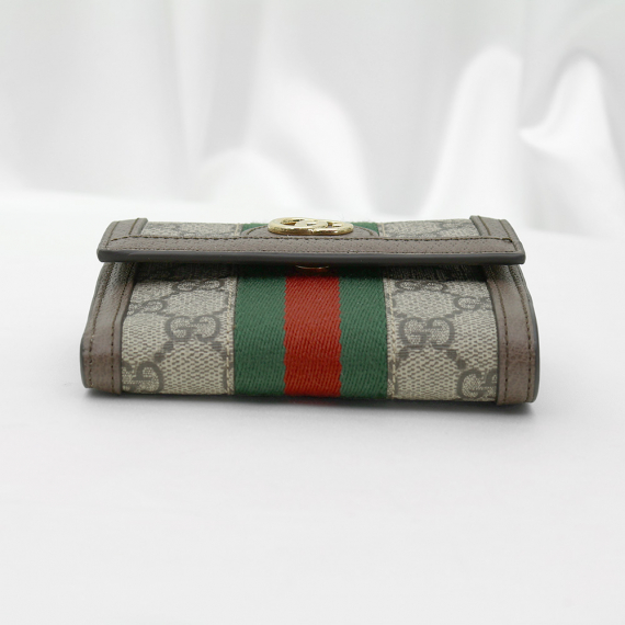 Gucci(구찌) 523173 GG 수프림 캔버스 오피디아 플랩 반지갑